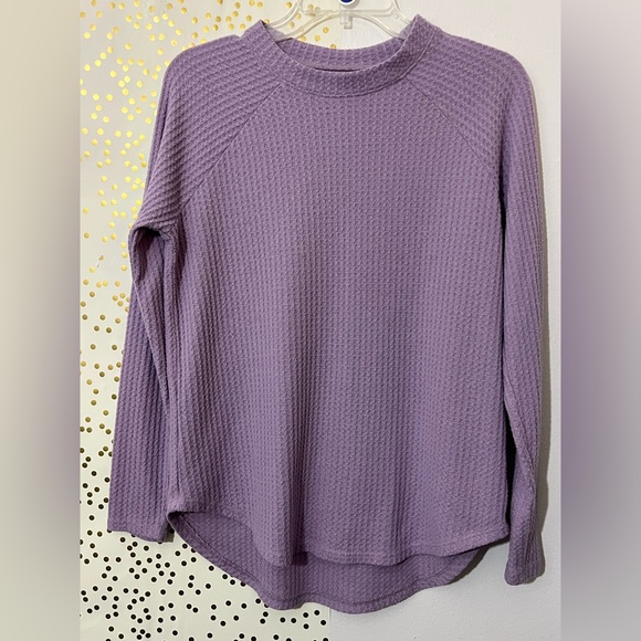 American Eagle Outfitters Tops - American Eagle Outfitters Lavender Long Sleeve Top size XS